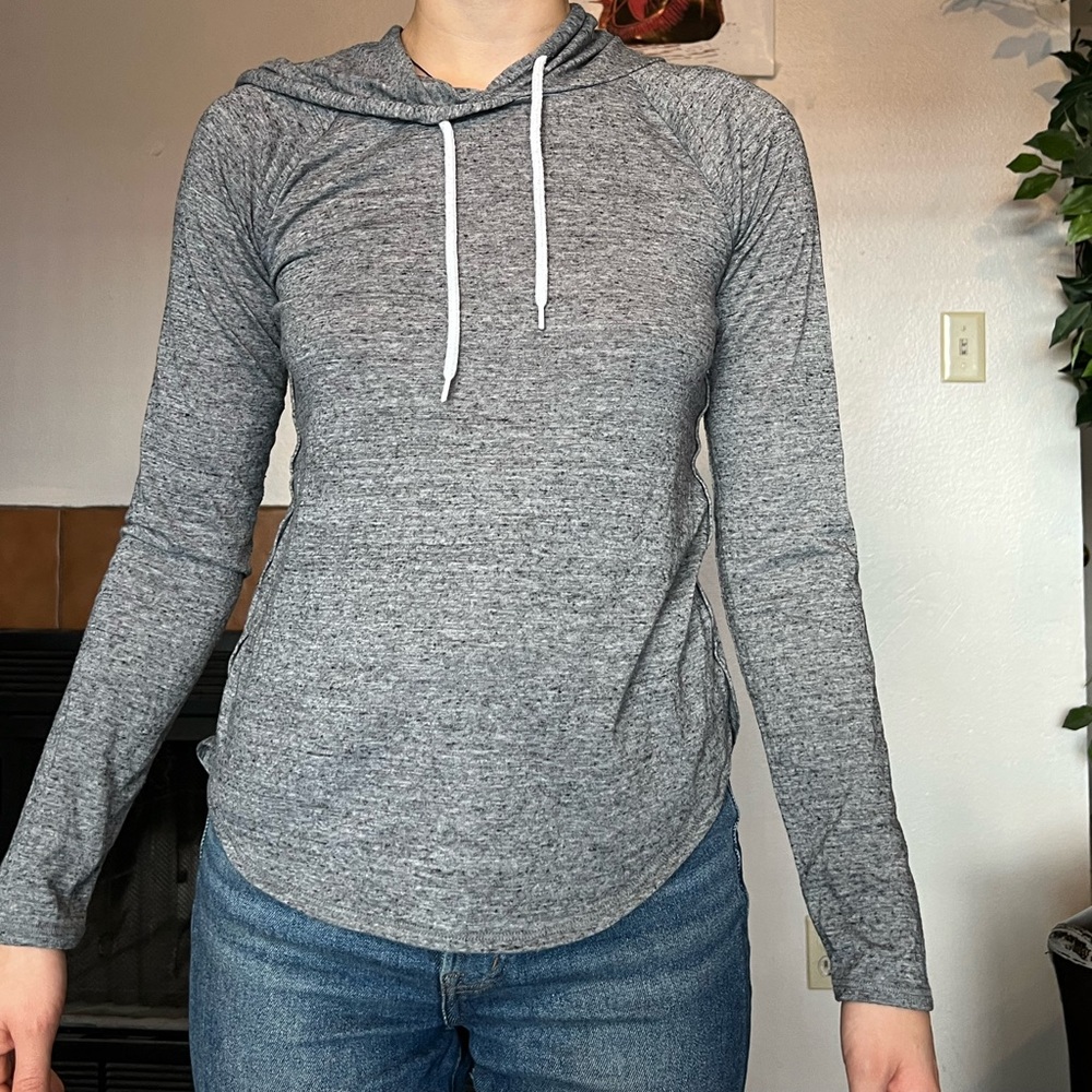 Soft grey hoodie